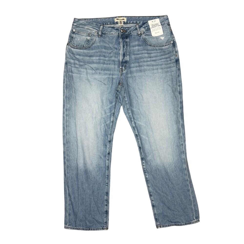 NWT Madewell The Curvy Dean Easy Straight Jean Airy Denim Edition Size 31